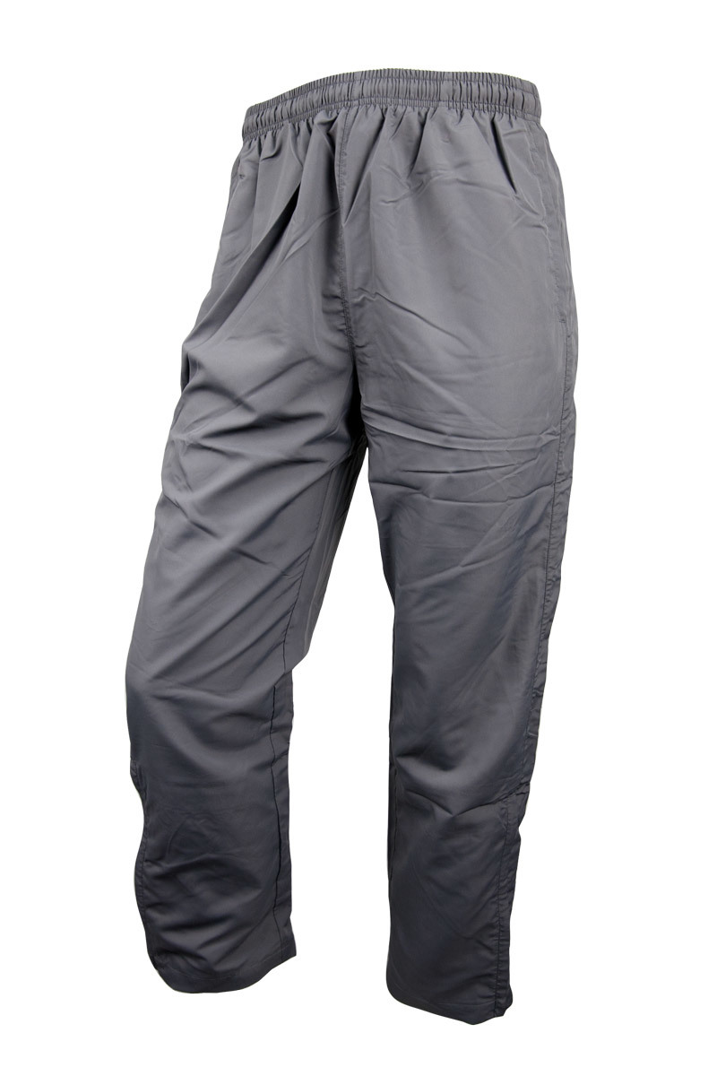 Unisex Microfibre Grey Trackpants